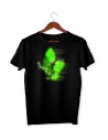 Green Butterfly T-Shirt Baski